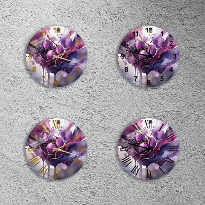 Tempered glass wall clock - Image 4