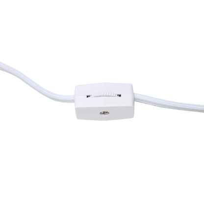 Textured Linear Ceramic Table Lamp - Image 4