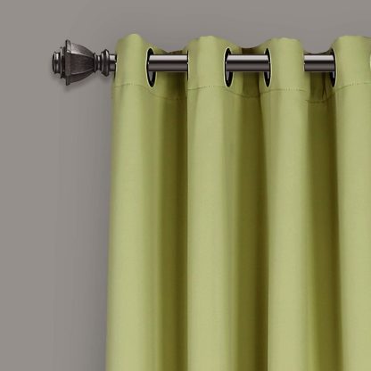 Thermal Insulated Grommet Sage Blackout Curtains - Image 2
