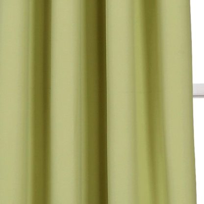 Thermal Insulated Grommet Sage Blackout Curtains - Image 3