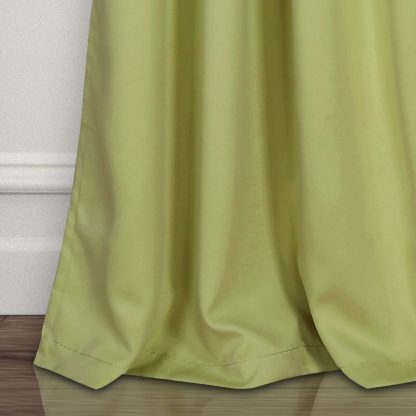 Thermal Insulated Grommet Sage Blackout Curtains - Image 4