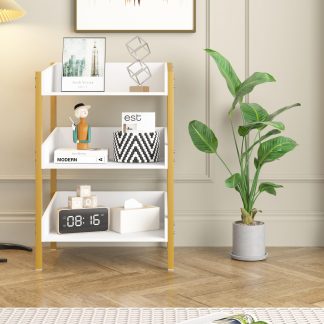Three-layer storage white organizer