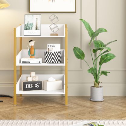 Three-layer storage white organizer