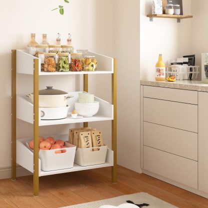 Three-layer storage white organizer - Image 3