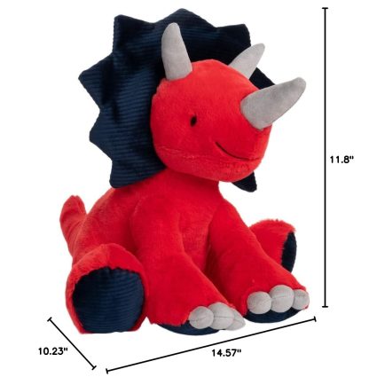 Triceratops Dinosaur Plush Stuffed Animal Toy - Image 5