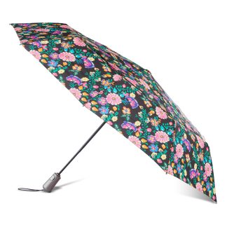 Ultimate Folding BLACK ELECTRIC FLORAL Umbrella
