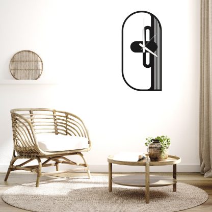 Unique black wall clock - Image 3