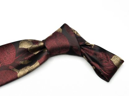 Gold flower suit tie - Image 2