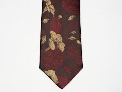 Gold flower suit tie - Image 5