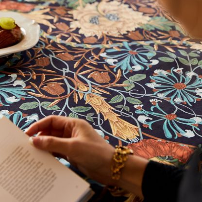 Velvet Vintage French Floral Tablecloth - Image 2