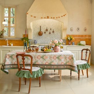 Vintage Farmhouse Style Tablecloth Rectangular