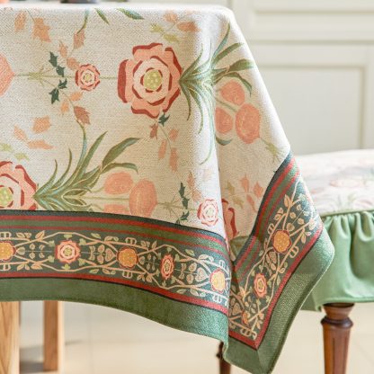 Vintage Farmhouse Style Tablecloth Rectangular - Image 3