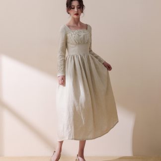 Vintage Linen Dress