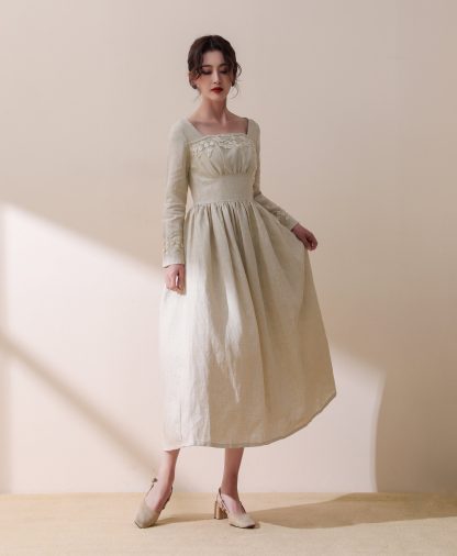 Vintage Linen Dress