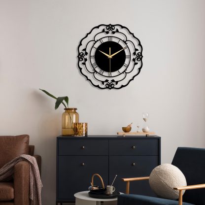 Vintage Metal Oversized Wall Clock - Image 3