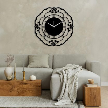 Vintage Metal Oversized Wall Clock - Image 5