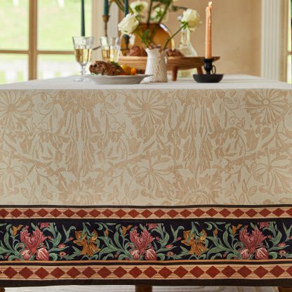 Vintage floral french tablecloth flowers - Image 5