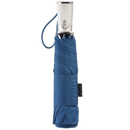 Waterproof Travel Folding Moroccan Blue Umbrella - Image 3