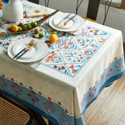 Wedding Linen Vintage French Tablecloth Rectangular - Image 2
