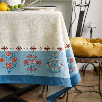 Wedding Linen Vintage French Tablecloth Rectangular - Image 4