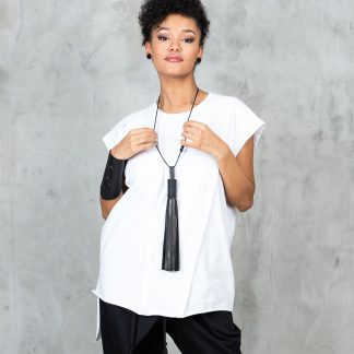 White top avant-garde clothing