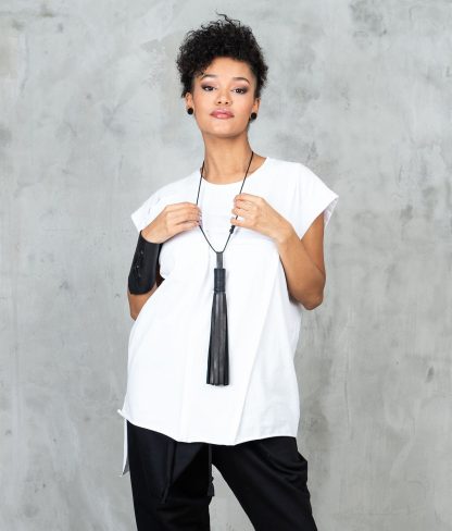 White top avant-garde clothing