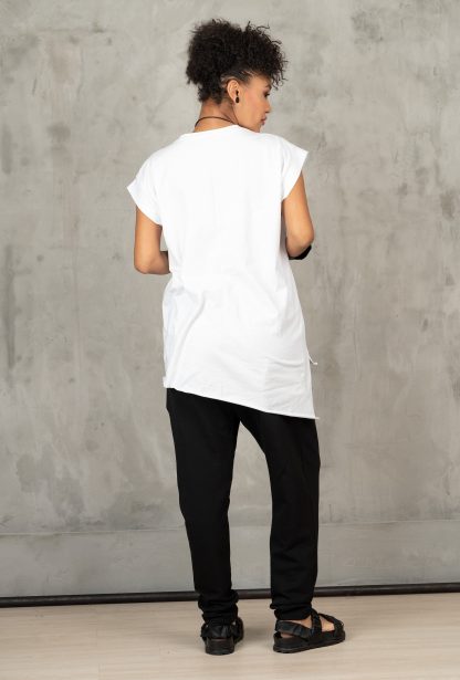 White top avant-garde clothing - Image 4