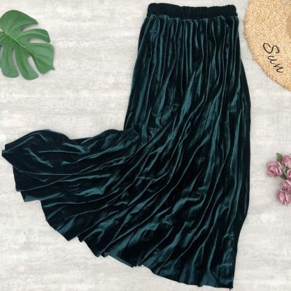 Women's Autumn and Winter Long Pleated Skirt - Image 4