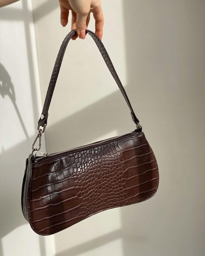Women's Brown Shoulder Bag - Image 4