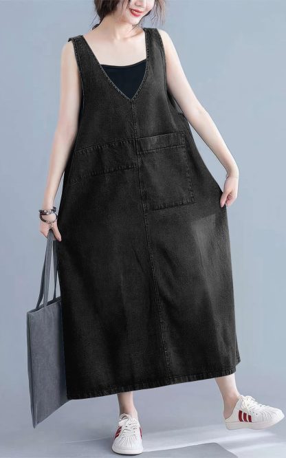 Women's Casual Denim Dress - Image 2