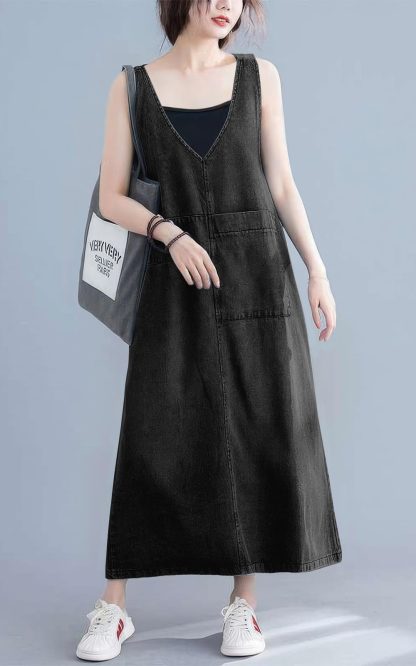 Women's Casual Denim Dress - Image 3