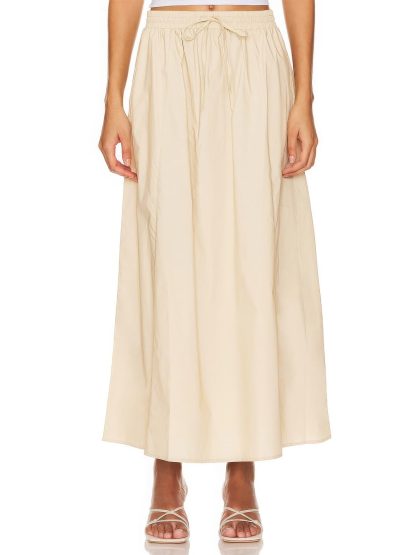 Women's Casual Long Cotton Skirt
