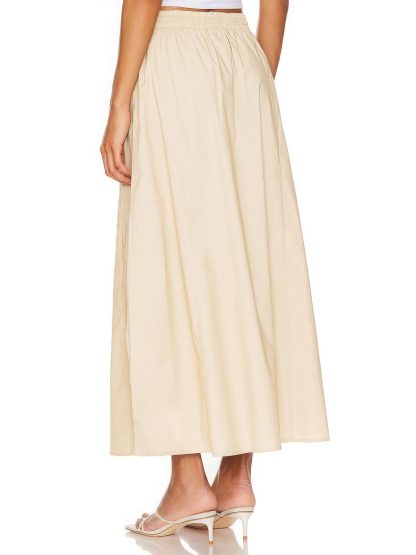 Women's Casual Long Cotton Skirt - Image 3