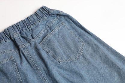 Women's Casual Long Denim Skirt - Image 4