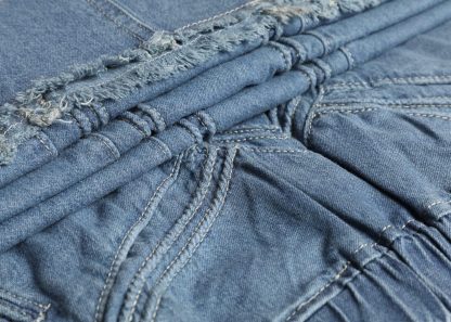 Women's Casual Long Denim Skirt - Image 3