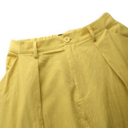 Women's Casual Loose High Waist Linen Skirt - Image 2
