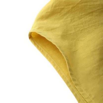 Women's Casual Loose High Waist Linen Skirt - Image 4