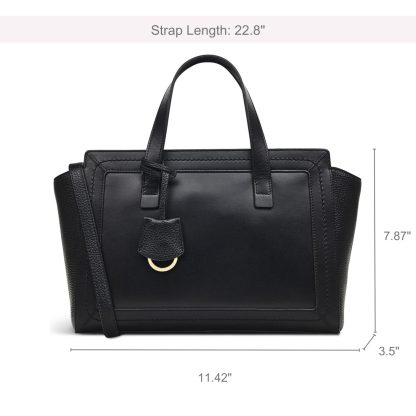 Women's Chain Crossbody Black Shoulder Bag - Image 4