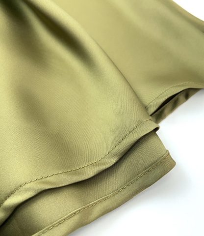 Women's Elegant Long Satin Skirt - Image 2