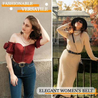 Women's Fashion Soft Leather Belt - Image 3
