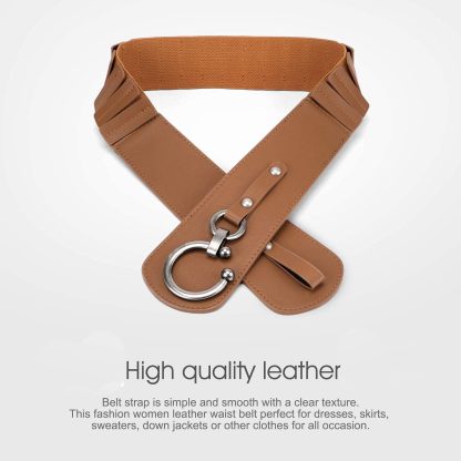 Women's Fashion Vintage Wide Elastic Belt - Image 3