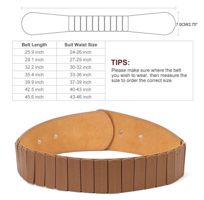 Women's Fashion Vintage Wide Elastic Belt - Image 5
