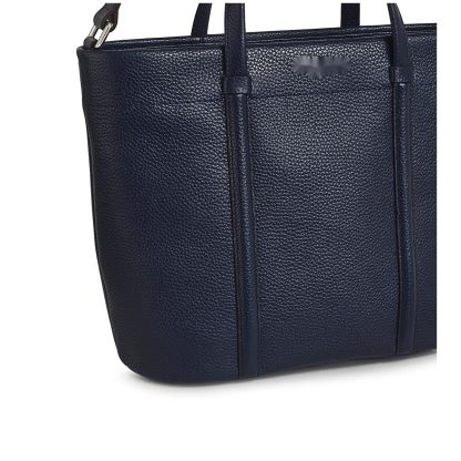 Women's Leather Ink Zip Shoulder Bag - Image 3