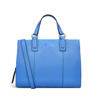 Women's Leather Open Top Shoulder Bags
