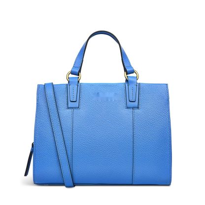 Women's Leather Open Top Shoulder Bags