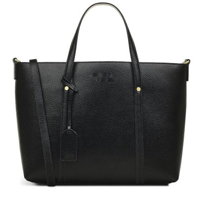 Women's Leather Open Top Shoulder Bags