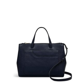 Women's Leather Zipper Crossbody Bag