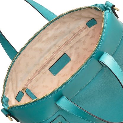 Women's Leather Zipper Crossbody Bag - Image 2