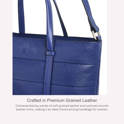 Women's Leather Zipper Shoulder Handbags - Image 4