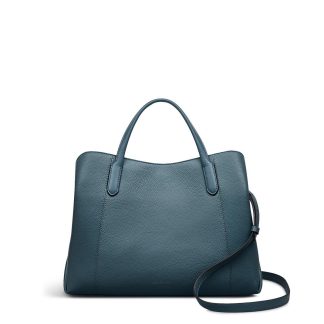 Women's Leather Zipper Uniform Crossbody Bag